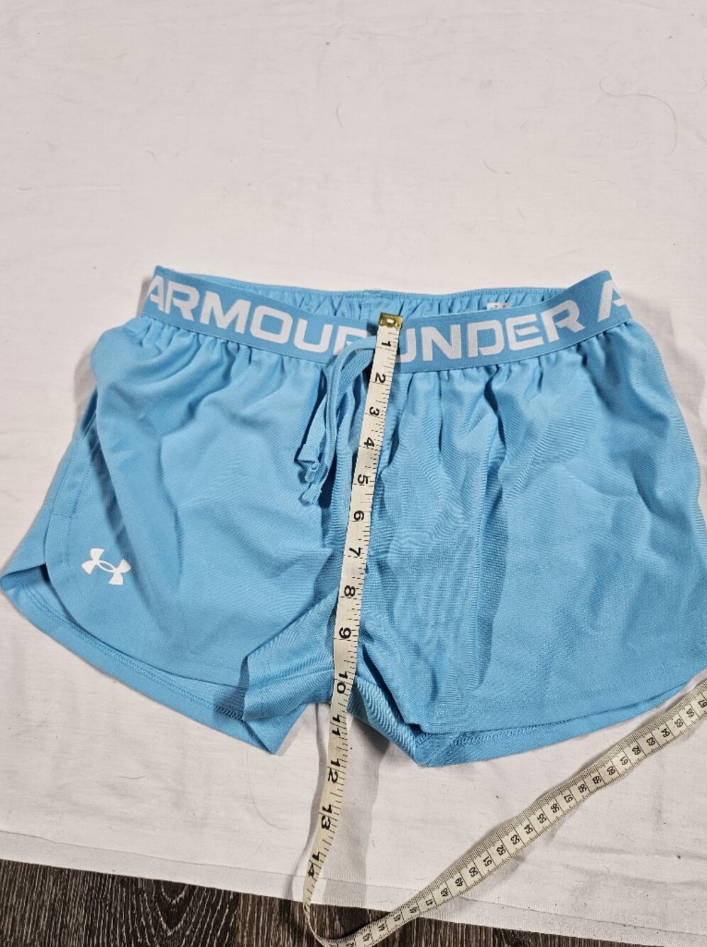 Under Armour Light Blue Loose Fit Training Shorts